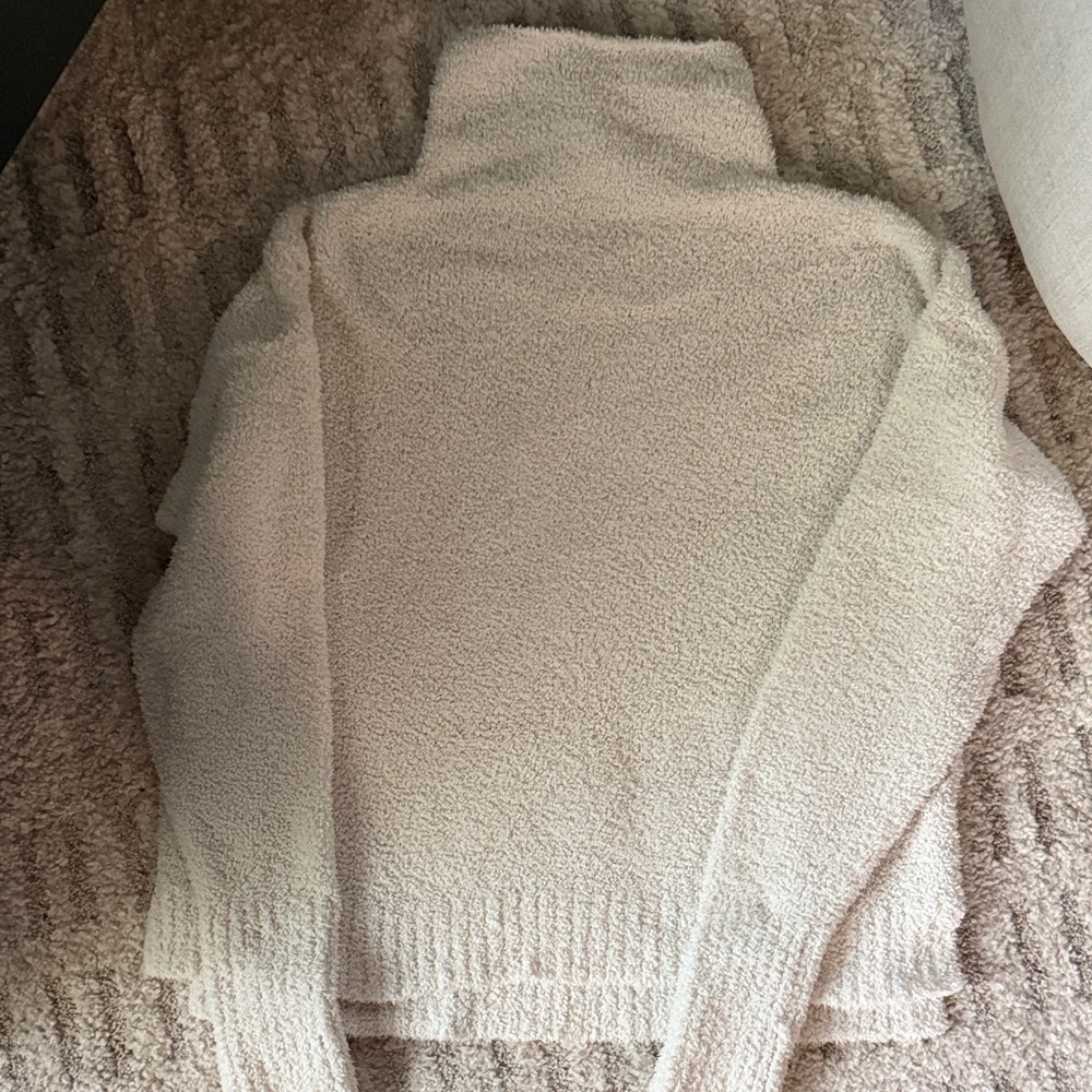 UGG Cream Bouclé Turtleneck Sweater